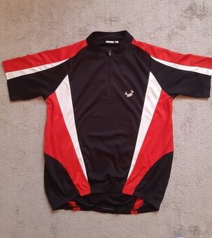 Cyklodres pánský černo-červeno-bílý XL