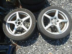ALU KOLA VW 7Jx17 5x100 ET47 + LÉTO 80% 225/45/17 CONTINENTA