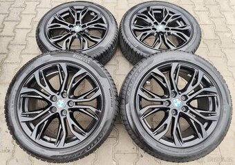 Alu kola originál BMW X1, X2 5x112 R18 KRÁSNÁ TOP SADA