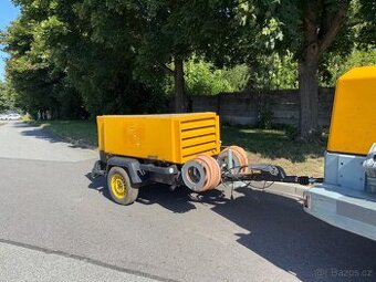 Přívěsný kompresor ATLAS COPCO XAS 96 DD, výtlak 5.3 m3/min