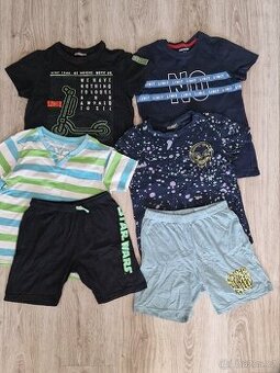 Prodám chlapecké  trička a kraťasy vel. 134