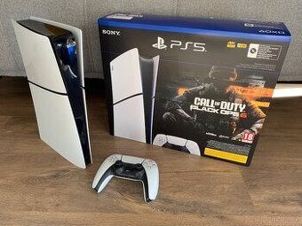 PlayStation 5 (Slim) Digital (kup. 13.8.2025) +Záruka