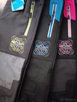 Zateplené softshellové kalhoty - 1