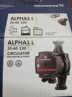 Oběhové čerpadlo Grundfos ALPHA1L 25-60 130mm
