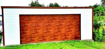 Plechová garáž exclusive 6x6m - 1