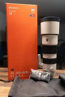 Sony 200-600mm f/5,6-6,3 - ZÁRUKA