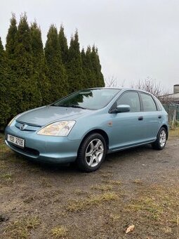 Honda Civic 1.6 VTEC 81kw rok 2003 STK 09/2027 původ ČR
