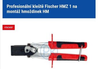 Profesionální kleště Fischer HMZ 1 na montáž hmoždinek HM