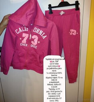 Tepláková souprava -zateplená ,Zn.F& F,vel.122-128