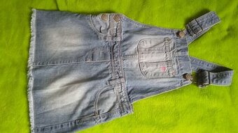 Dívčí riflové šaty vel 116