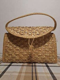 Slaměná kabelka stará