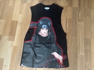 Tričko prodloužené - NARUTO - Bershka XS - NOVÉ