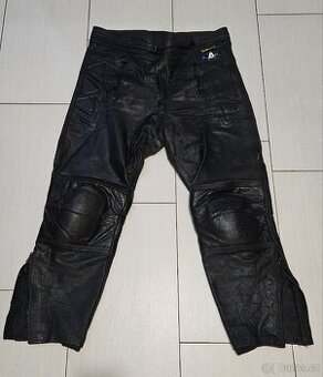 Kožené kalhoty na motorku Akito vel.58