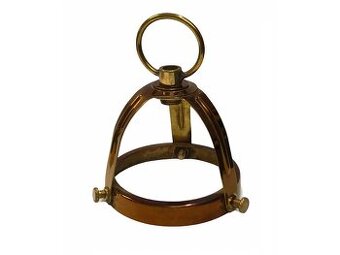 MOSAZNÝ KOŠÍČEK K UCHYCENÍ SKLENĚNÉHO STÍNIDLA