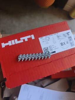 Prodám hřebíky Hilti BX-4
