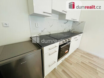 Pronájem bytu 1+kk 22 m2 P5 Smíchov Na Skalce cihla po rekon