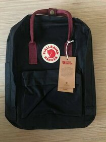 Batohy Fjällräven Kanken černý s vínovými prvky