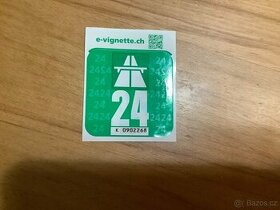 Švýcarská dálniční známka na rok 2024