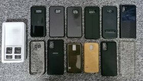 12 krytu pro telefony Samsung S5 S8+ S9 A70 A80 NOTE10+ skla