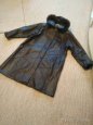 Kožený kabát vel. M (39-40), tmavě hnědý - 1