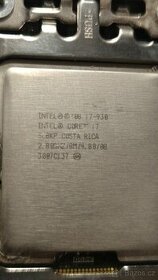 procesor Intel i7-930 s 1366 - záruka