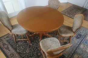Prodám rustikální nábytek stůl a židle