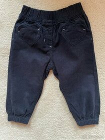 Dětské manšestrové kalhoty vel. 80 - 1
