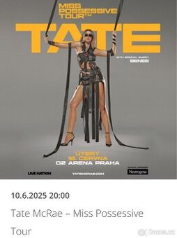 TATE MCRAE, VIP KLUBOVÉ PATRO 10.6.2025 O2 ARENA