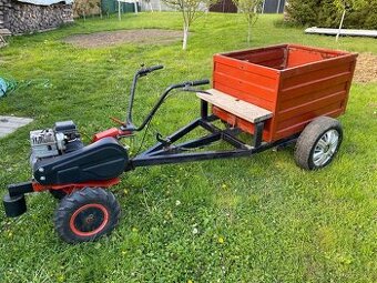 Prodám motorový kultivátor s vlečkou