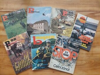7 retro policejních knih - VB veřejná bezpečnost ČSSR