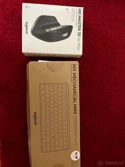 MX Master 3S a Logitech MX mini mechanická