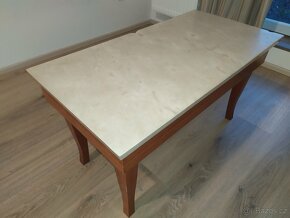 Konferenční stolek 45×90×48 cm mramorová deska