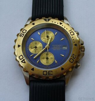 Hodinky MIYOKO Chronograph JAPAN Quartz nová baterie a pásek