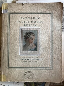 Kolekce Julius Model Berlin. Vzácné francouzské barevné tisk