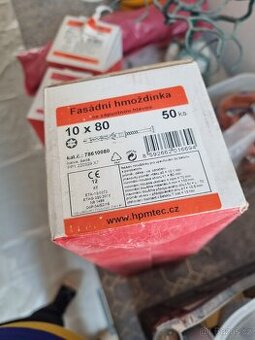 Fasádní hmoždinka zápustná 10x80