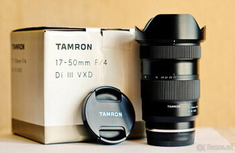Tamron 17-50 f/4 Di III VXD pro Sony fullframe, jako nový