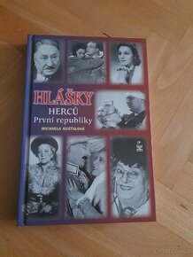 Kniha Hlášky herců První republiky - 1