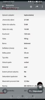 Krbová kamna s vymenikem