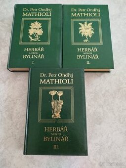 Dr. Petr Ondřej Mathioli Herbář neboli bylinář I-III