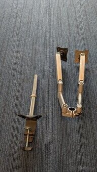 Stojan na dva monitory AlzaErgo Arm D15S Tube