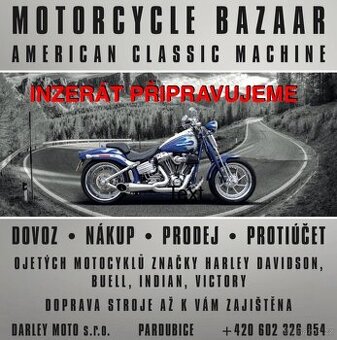 Harley - Davidson, modrý Road King 88´ inch.