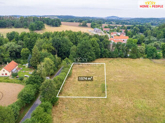 Prodej stavebního pozemku 1574 m2, Manělovice