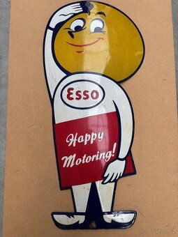 Smaltovaná cedule ESSO