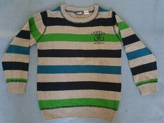 Svetr lupilu 98/104 proužkovaný