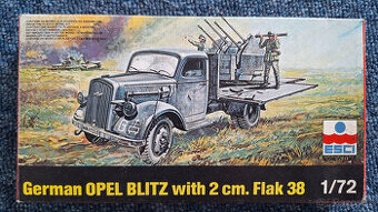 German OPEL BLITZ with 2 cm Flak 38 (ESCI 1:72)