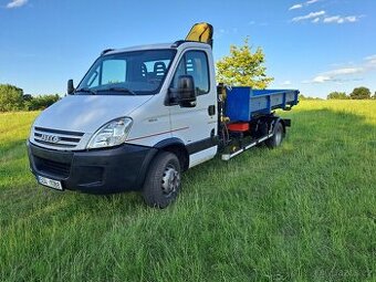 Iveco Daily 3.0l, 65C15 nosič kontejnerů, hydraulická ruka
