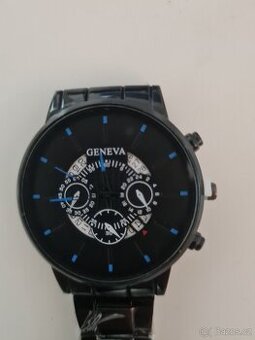 Nové hodinky + dárek kožený náramek č. 104