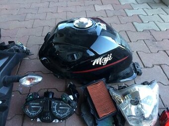 Honda CB125F dily Nadrz sedadlo vyfuk blikace atd