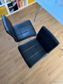 2x čalouněná jídelní židle - 1