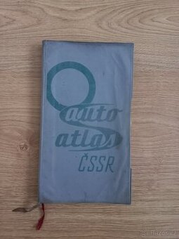 Prodám autoatlas ČSSR z roku 1963